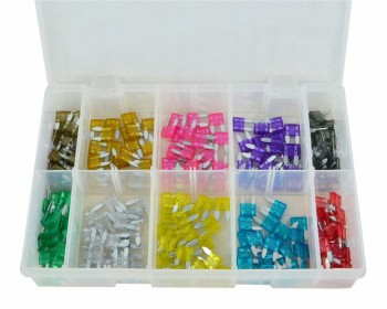Assorted Mini Blade Fuses (200) 